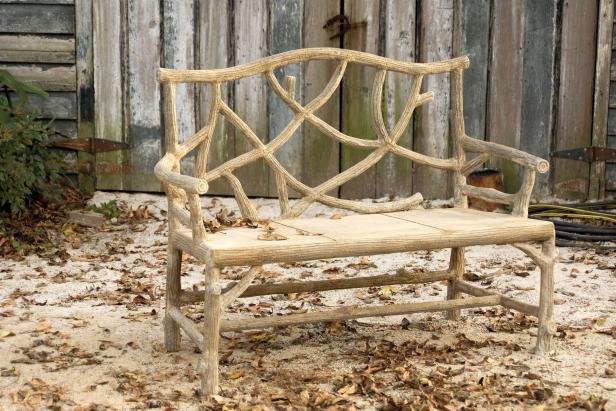 Faux Bois Bench Faux Bois Bench