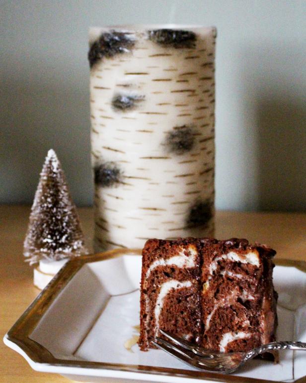 Faux Bois Cake Slice Faux Bois Cake Slice