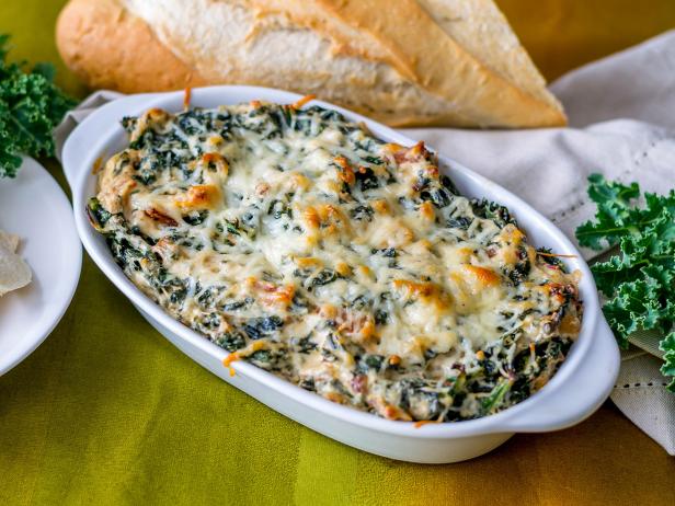 Kale Dip with Bread 2 Kale Dip with Bread 2