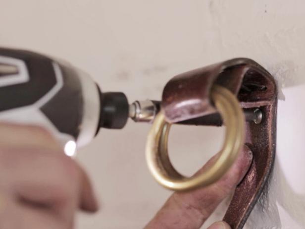 Attach Belt to Wall with Screws Attach Belt to Wall with Screws