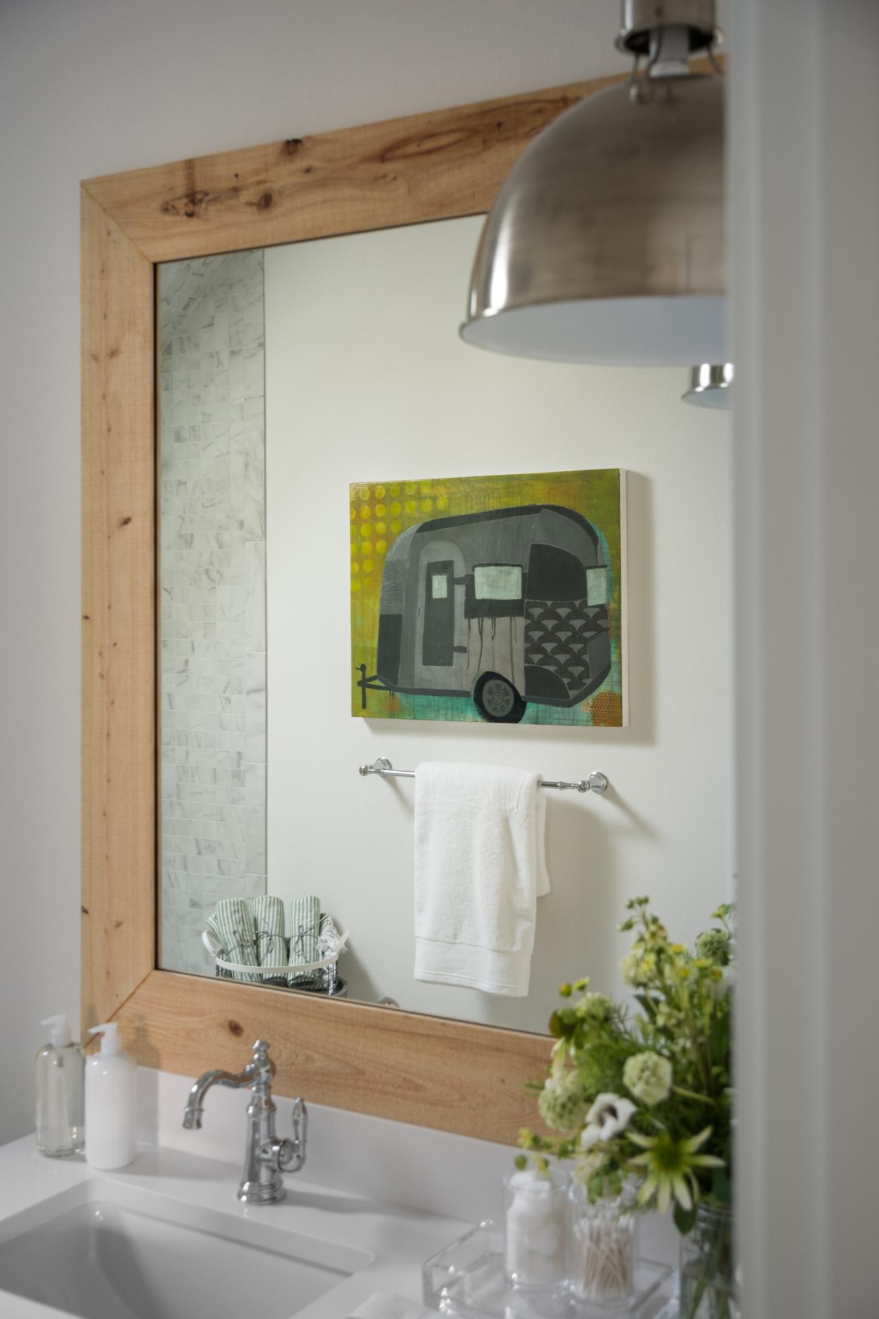 100 ideas Rustic Framed Bathroom Mirrors on weboolu