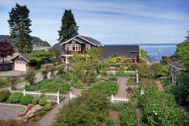 Traditional Cottage Exterior with Cedar Shingles and Craftsman Trim Traditional Cottage Exterior with Cedar Shingles and Craftsman Trim