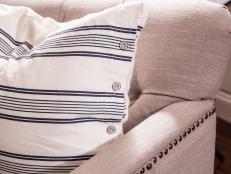 Pillowcase With Ticking Stripe