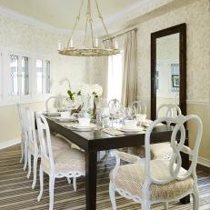 Traditional Dining Room With Modern Accents From Sarah Sees Potential