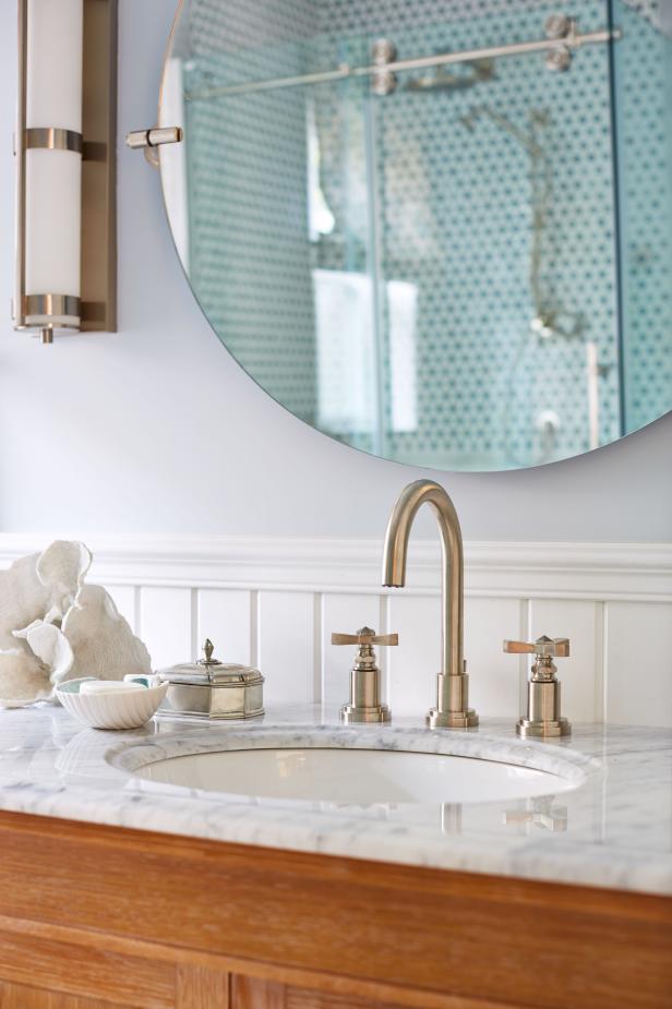 Coastal-Themed Bathroom Vanity From Sarah Sees Potential Coastal-Themed Bathroom Vanity From Sarah Sees Potential