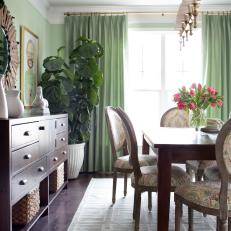 Green Transitional Dining Room Photos | HGTV Green Transitional Dining Room Photos | HGTV
