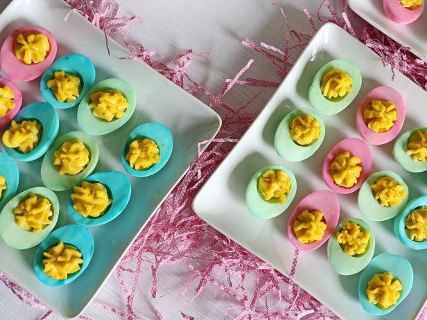 Colorful Dyed Easter Eggs Colorful Dyed Easter Eggs