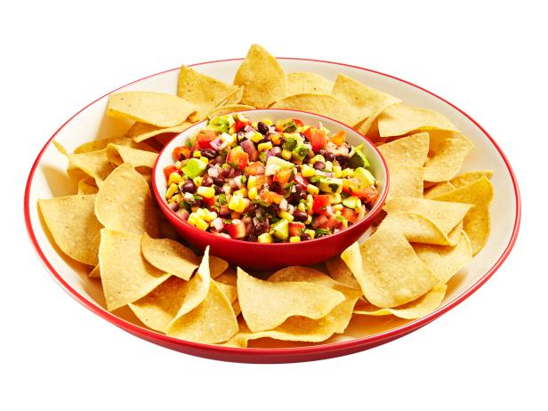 Chips With Black Bean and Corn Salsa Chips With Black Bean and Corn Salsa