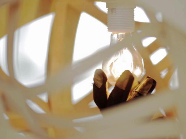 Make high-end style lighting using edge banding with these simple instructions.