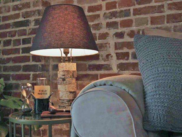 Birch Wood Table Lamp Birch Wood Table Lamp