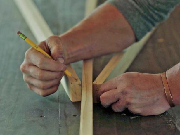 Make a rustic, modern floor lamp using pine lumber.