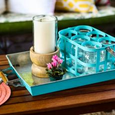 Rehab Addict: Charming Accessories on Patio Coffee Table