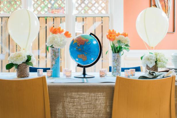 DIY Hot Air Balloon Centerpiece DIY Hot Air Balloon Centerpiece