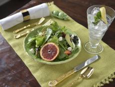 Salad With Fresh Greens, Herbed Goat Cheese & Citrus Notes