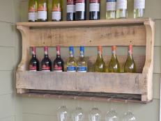 Make a Rustic Style Wine Rack Out of Pallets 