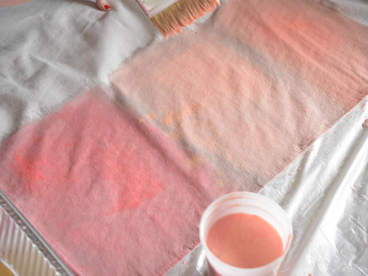 How to Make a Tablecloth From Drop Cloth & Watercolor HGTV