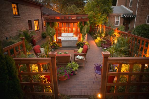 K&D Landscape Design: An Urban Garden at Dusk K&D Landscape Design: An Urban Garden at Dusk