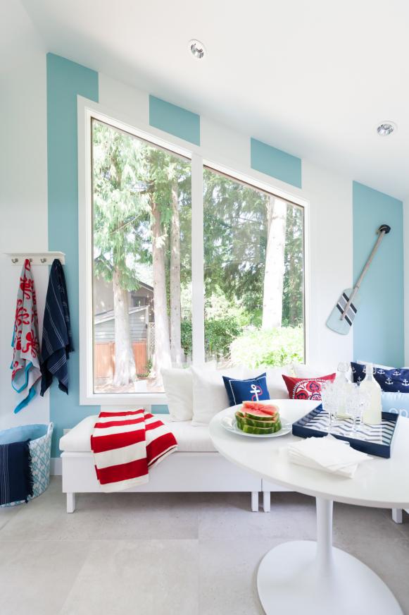 Beach Inspired Breakfast Nook Beach Inspired Breakfast Nook