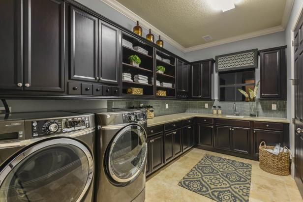 Traditional Laundry Room is Spacious, Functional Traditional Laundry Room is Spacious, Functional