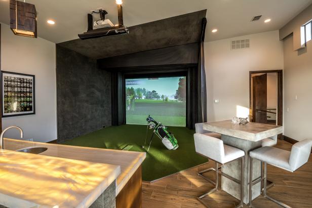 Bonus Room Boasts Golf Simulator Bonus Room Boasts Golf Simulator