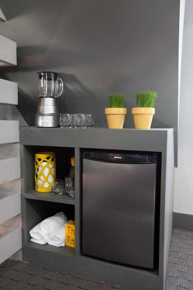 Beverage Station in Home Gym Beverage Station in Home Gym