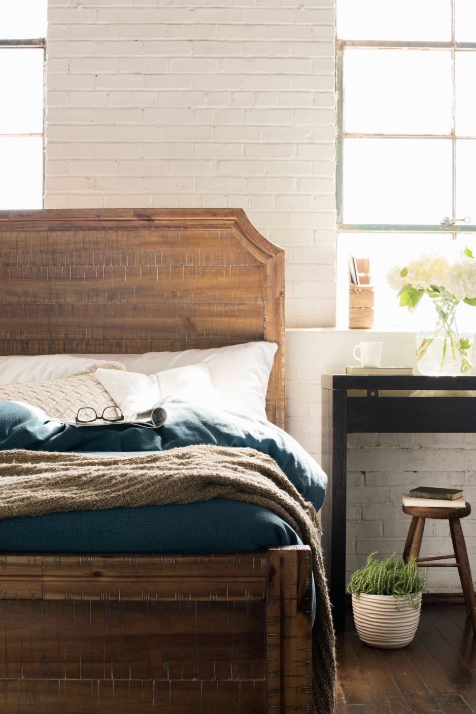 Loft Bedroom With Casual, Cottage-Style Bedding Loft Bedroom With Casual, Cottage-Style Bedding