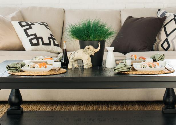 Living Room Entertaining: Sushi Party Living Room Entertaining: Sushi Party