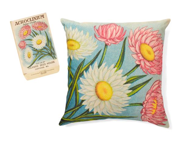 Flower Seed Packet Pillow How-To Flower Seed Packet Pillow How-To