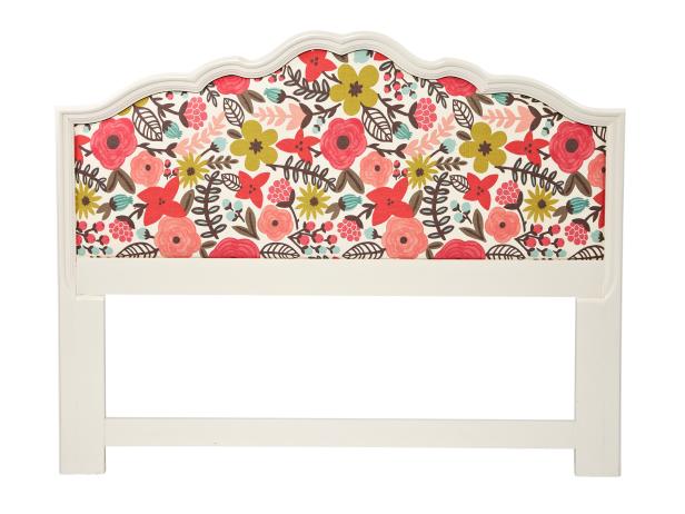 Floral Upholstered Headboard Floral Upholstered Headboard