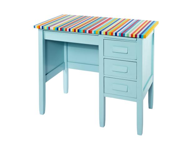 Striped Desk Top Striped Desk Top