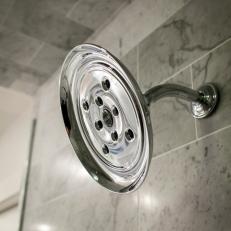 Fixer Upper: Brand-New Showerhead in Renovated Bathroom