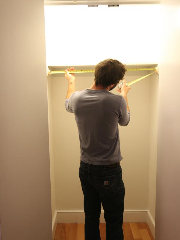 Measure the distance from bracket to bracket.
