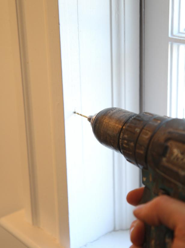 Pre-drill the holes using a ¼â bit.