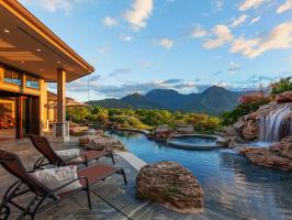 Infinity Pool Patio With Mountain View