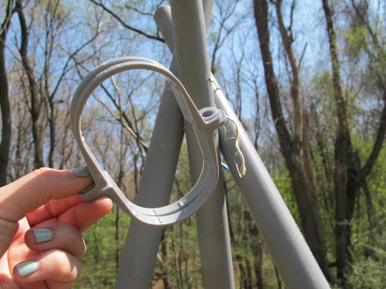 How to Make a Tripod Garden Trellis From PVC Pipe howtos DIY