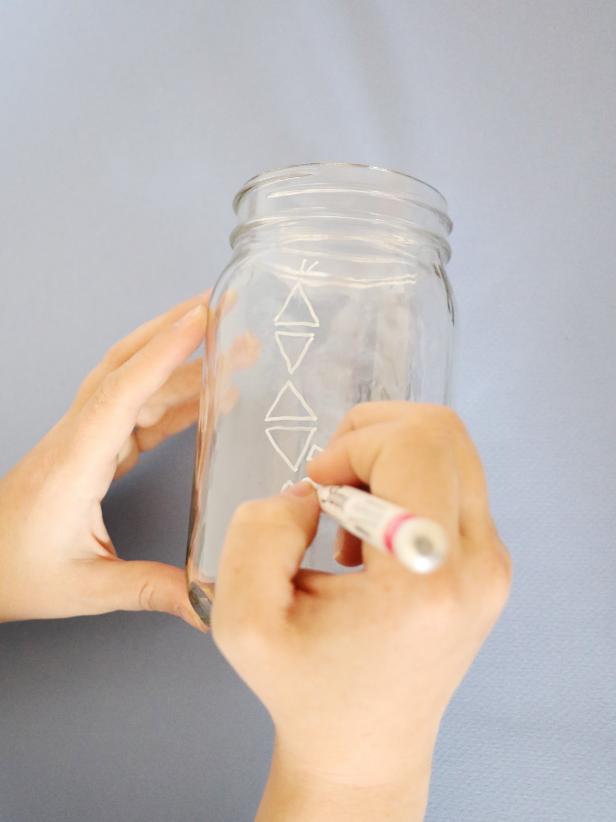 Experiment with different types of motifs, such as triangles, flowers, squiggles, lines, and circles.