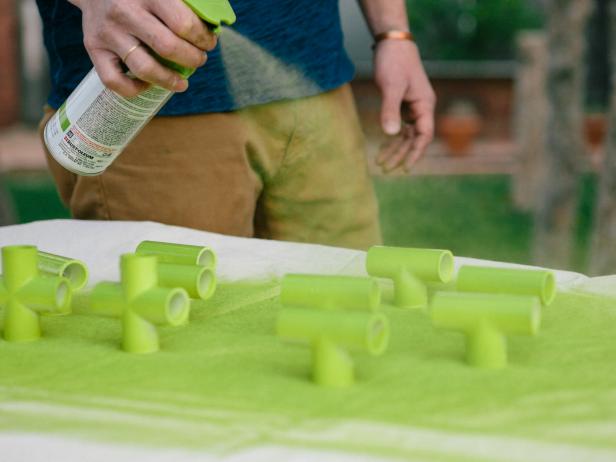 Spray Paint PVC Piping Spray Paint PVC Piping