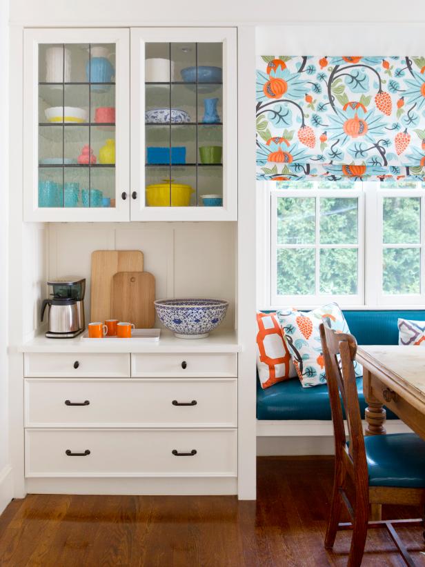 Fun Blue, Orange, and White Kitchen Fun Blue, Orange, and White Kitchen
