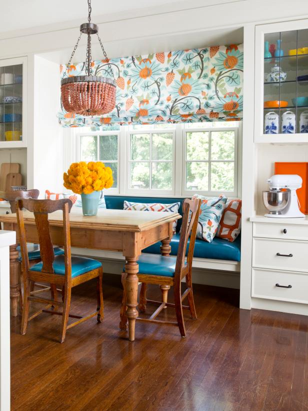 Fun Blue, Orange, and White Kitchen Fun Blue, Orange, and White Kitchen
