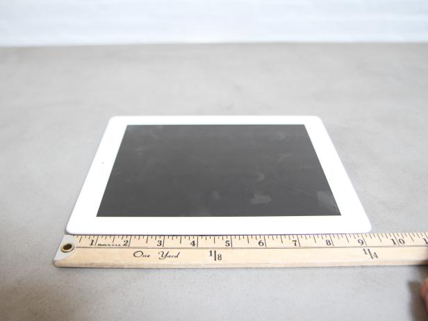 Measure the size of your tablet before you make the cover.