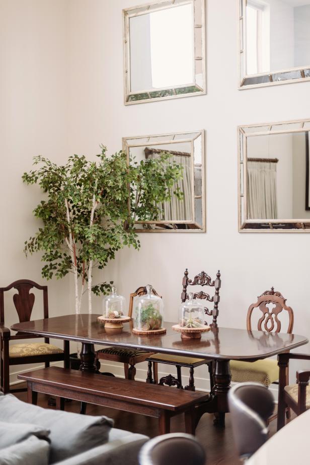 Traditional Dining Room Boasts Mixture of Chairs Traditional Dining Room Boasts Mixture of Chairs