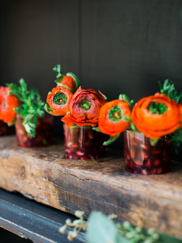 Ranunculus and Pomegranate Ranunculus and Pomegranate