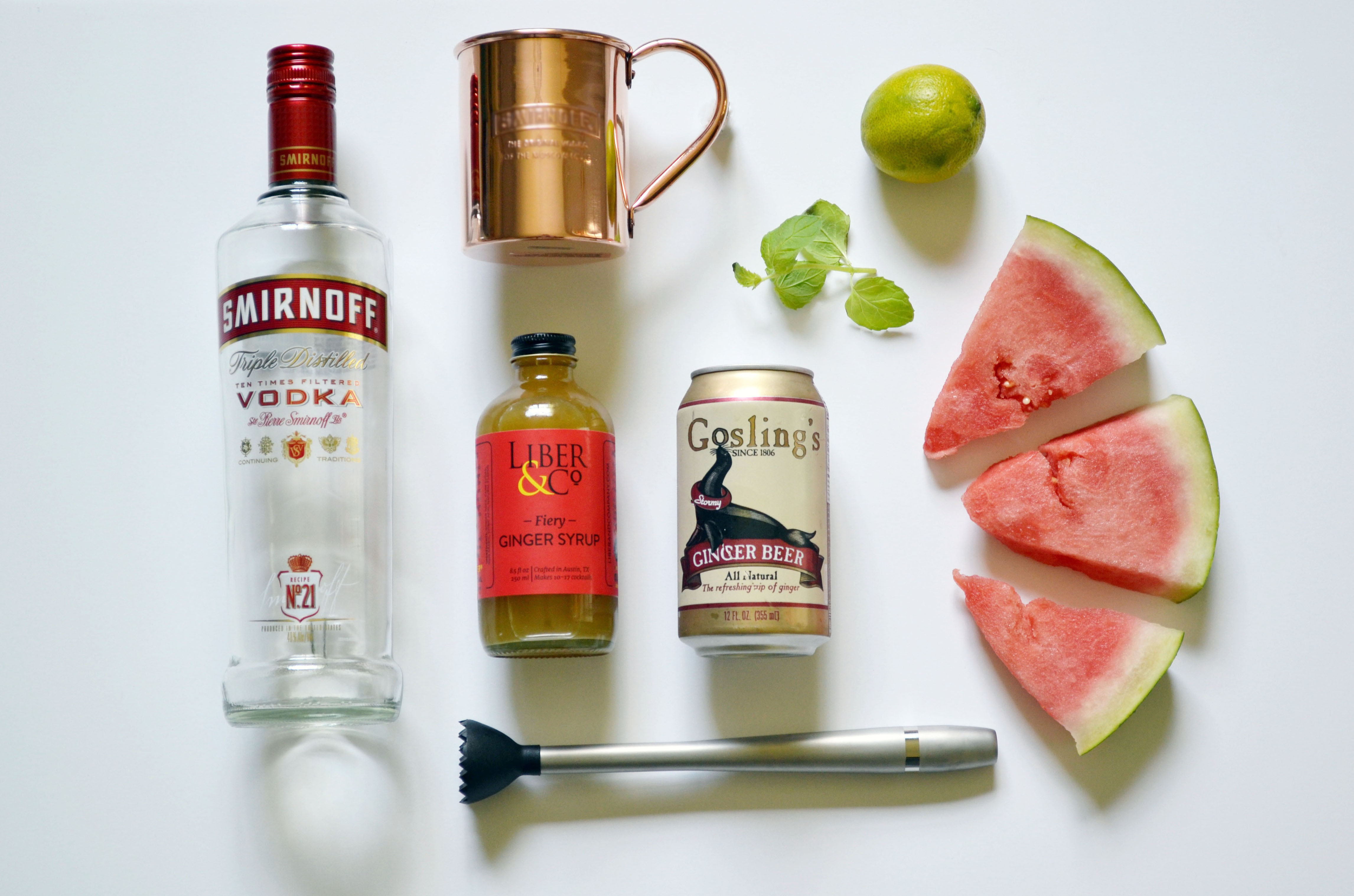 Watermelon Mule Cocktail: Ingredients Watermelon Mule Cocktail: Ingredients