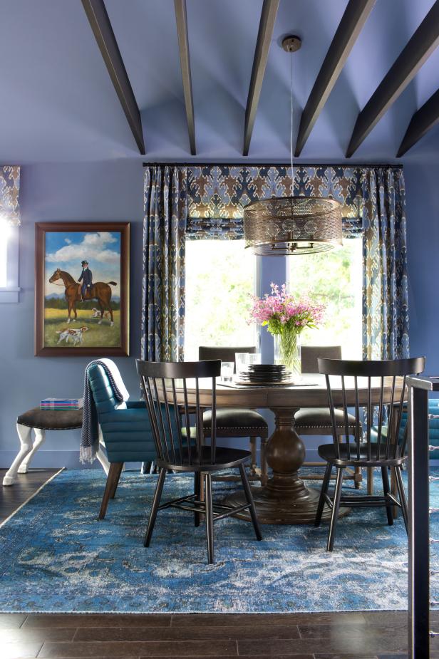 HGTV Urban Oasis 2015 Blue Dining Room HGTV Urban Oasis 2015 Blue Dining Room