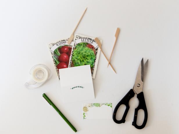 DIY Summer Garden Place Cards: Step 1 DIY Summer Garden Place Cards: Step 1