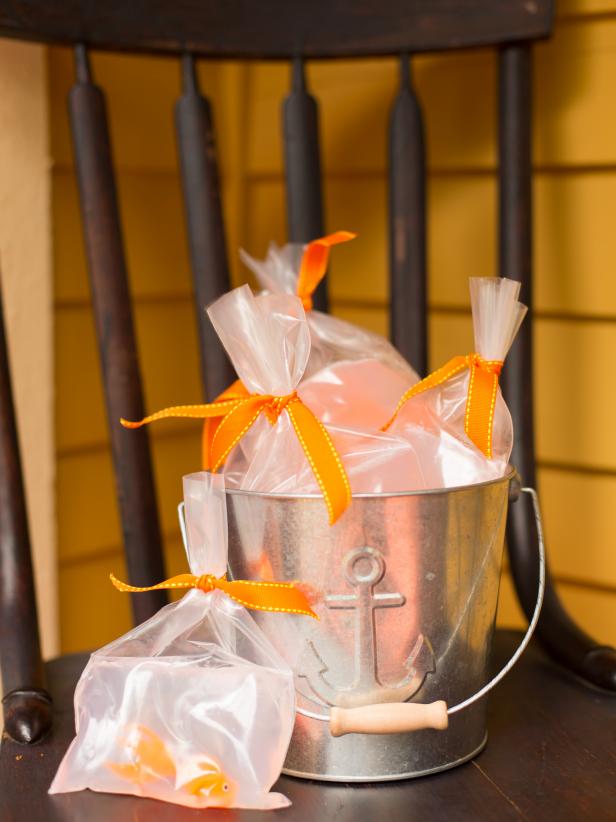 Nothing says good, clean fun like these clever little handmade soap favors!