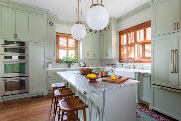 Traditional Cottage-Style Kitchen with Updated Appliances