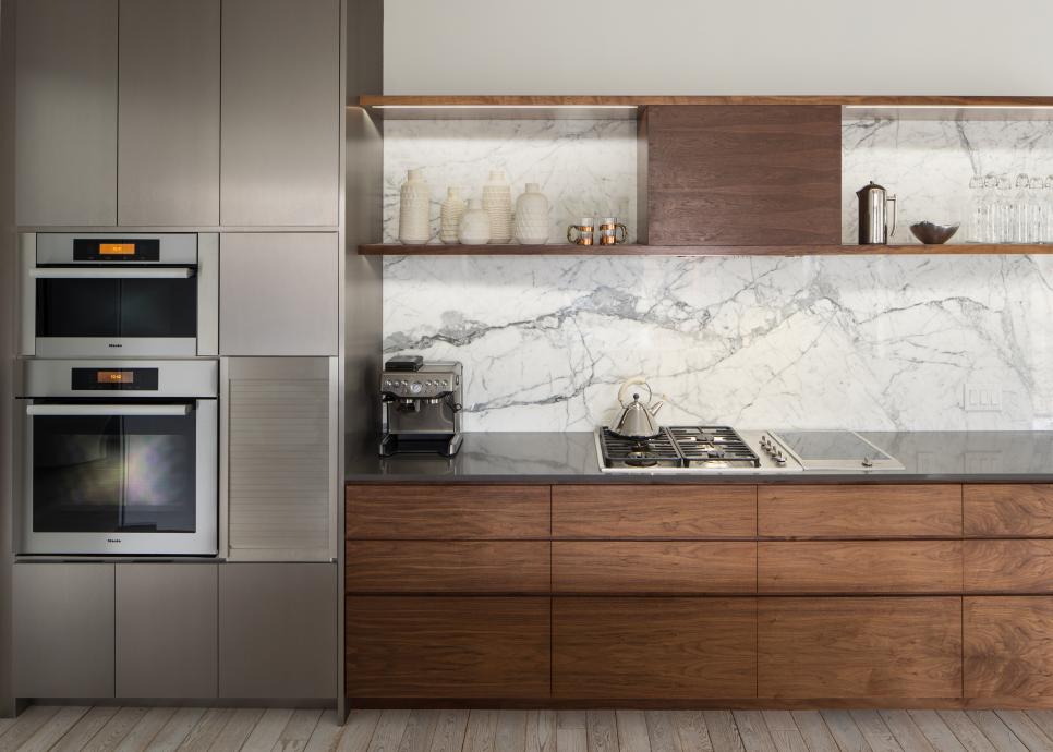 Modern Kitchen Marble Backsplash rooms viewer | hgtv Modern Kitchen Marble Backsplash rooms viewer | hgtv
