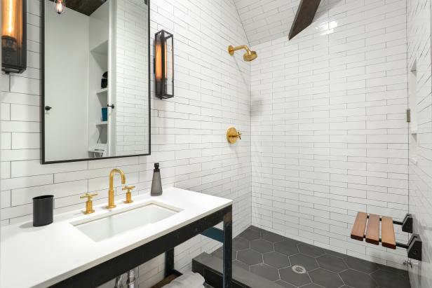 White Bathroom With Subway Tile White Bathroom With Subway Tile