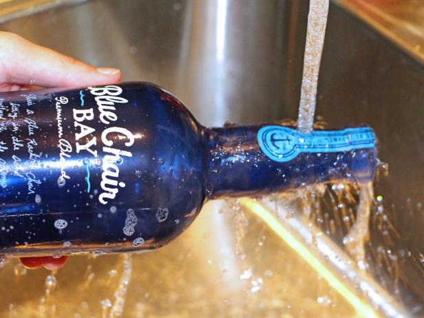DIY Glass Bottle Citronella Torch Step 1: Clean Bottle DIY Glass Bottle Citronella Torch Step 1: Clean Bottle